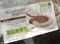 Mängden socker i Bunalun Organic Coconut Rice Cakes 100G