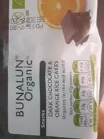 Mängden socker i Dark chocolate and orange rice cakes