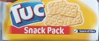 Mängden socker i Tuc-snack pack