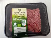 Mängden socker i Organic Irish beef steak mince
