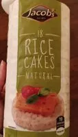 Mängden socker i Jacobs Rice Cakes Natural