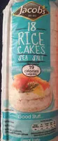 Mängden socker i Jacobs Rice Cakes Natural Sea Salt 90Gx12