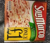 Mängden socker i Cheese & tomato pizza