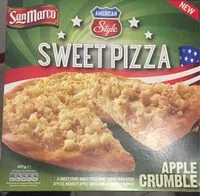 Mängden socker i Sweet Pizza, Apple Crumble