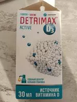 Mängden socker i detrimax