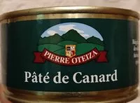 Mängden socker i Pâté de canard