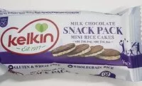 Mängden socker i Milk chocolate snack pack mini rice cakes