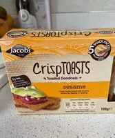 Mängden socker i Crisptoasts