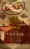 Mängden socker i Lentil cracker Thins: Chilli Flavour