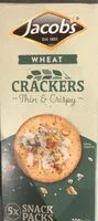 Mängden socker i Wheat Crackers