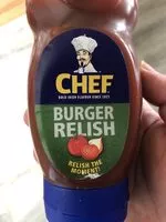 Mängden socker i Burger Relish