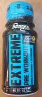 Mängden socker i Extreme Pre Workout: Blue Blaze
