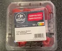 Mängden socker i Framboises