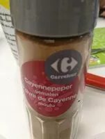 Mängden socker i Poivre de Cayenne