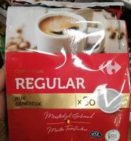 Mängden socker i Coffee pads regular carrefour