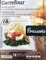 Mängden socker i Cabillaud, sauce tomate & stoemp aux épinards