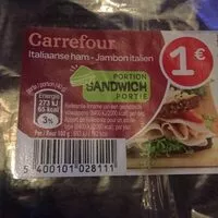 Mängden socker i Jambon italien