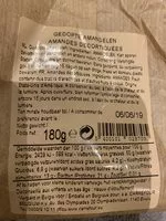 Mängden socker i Amandes décortiquées