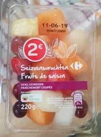 Mängden socker i Fruits de saison