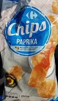 Mängden socker i Chips paprika