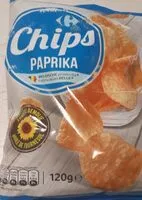 Mängden socker i Chips Paprika
