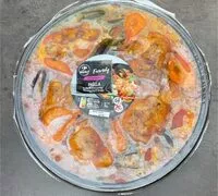 Mängden socker i Paella poulet et fruits de mer