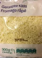 Mängden socker i Fromage râpé