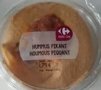 Mängden socker i Houmous piquant