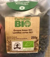 Mängden socker i Lentilles vertes