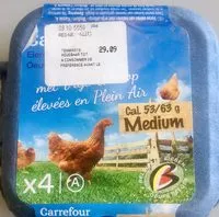 Mängden socker i Carrefour Oeuf