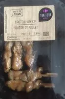 Mängden socker i Yakitori de poulet