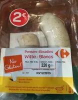 Mängden socker i Boudins blancs