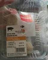 Mängden socker i Boudin blanc