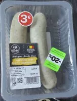 Mängden socker i Boudin blanc