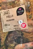 Mängden socker i Paëlla valenciana