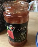 Mängden socker i Confiture de fraise & rhubarbe