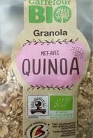Mängden socker i Granola avec quinoa