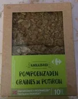 Mängden socker i Graines de potiron