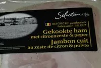 Mängden socker i Jambon cuit