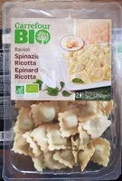 Mängden socker i Ravioli epinard ricotta