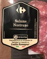 Mängden socker i Salame Nostrano