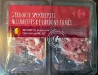Mängden socker i Allumettes de lardons fumés
