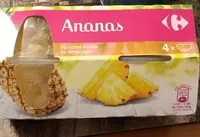 Mängden socker i Ananas Au sirop léger