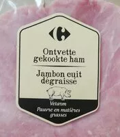 Mängden socker i Jambon cuit dégraissé