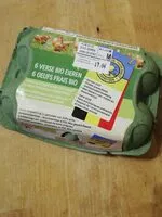 Mängden socker i Œufs frais bio