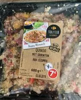 Mängden socker i Quinoa aux legumes