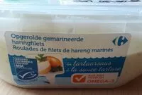Mängden socker i Roulades de filets de hareng marinés