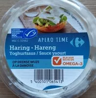 Mängden socker i Hareng à la Danoise - sauce yaourt