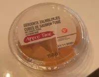 Mängden socker i Cubes de saumon fume