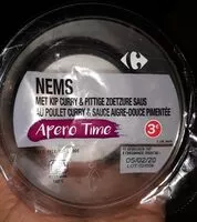 Mängden socker i Nems poulet curry et sauce aigre-douce